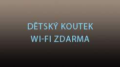 Dětský koutek, wi-fi